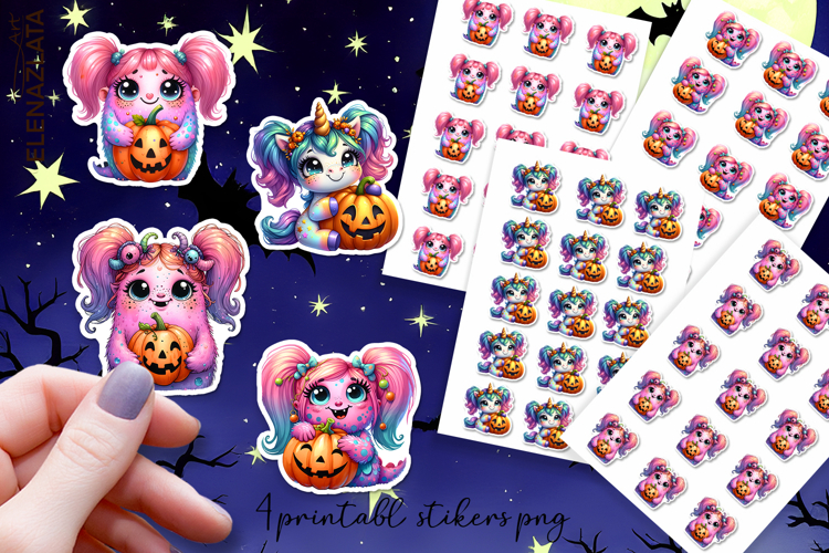 Cute Monster Clipart Image 24
