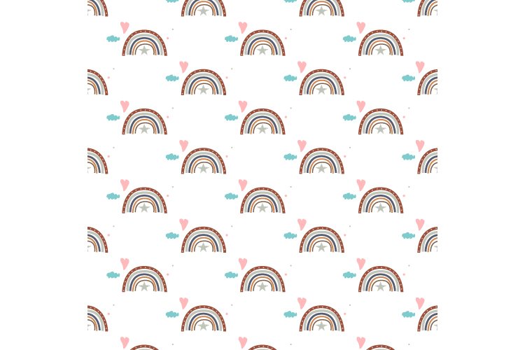 Rainbow pattern design background