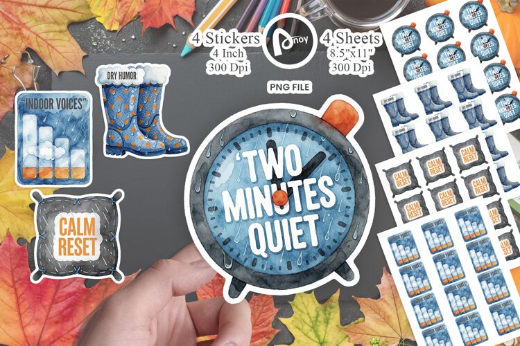 Rainy Day Recess Energy Management Sticker example image 1