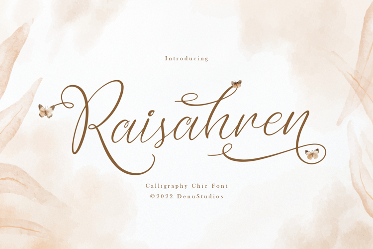Raisahren | Calligraphy Chic Font