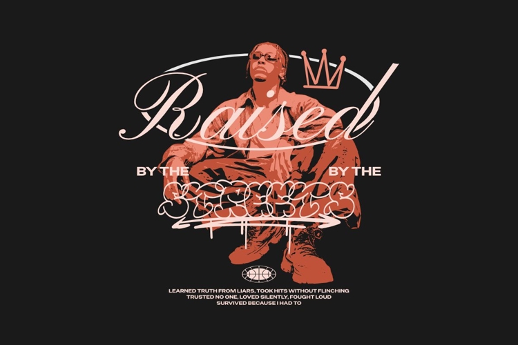 Raised Urban Streetwear T-shirt Design