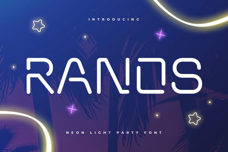 RANOS - Neon Light Party Fon example image 1