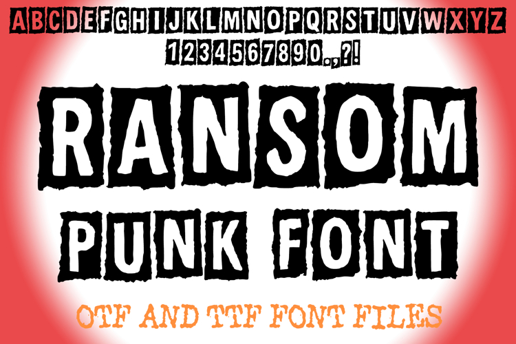 Punk fonts