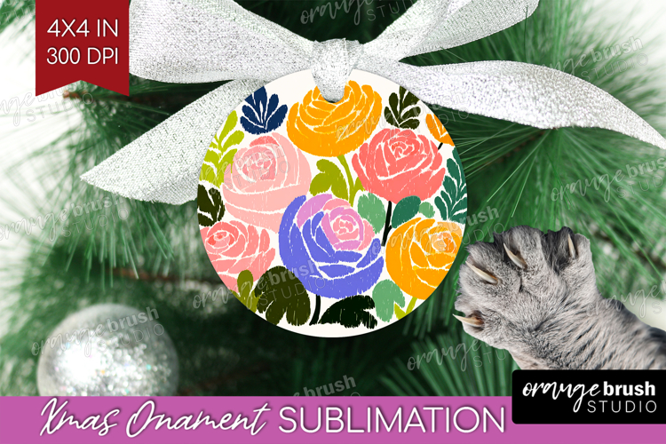 Ranunculus Modern Floral Ornament PNG Sping Flower PNG