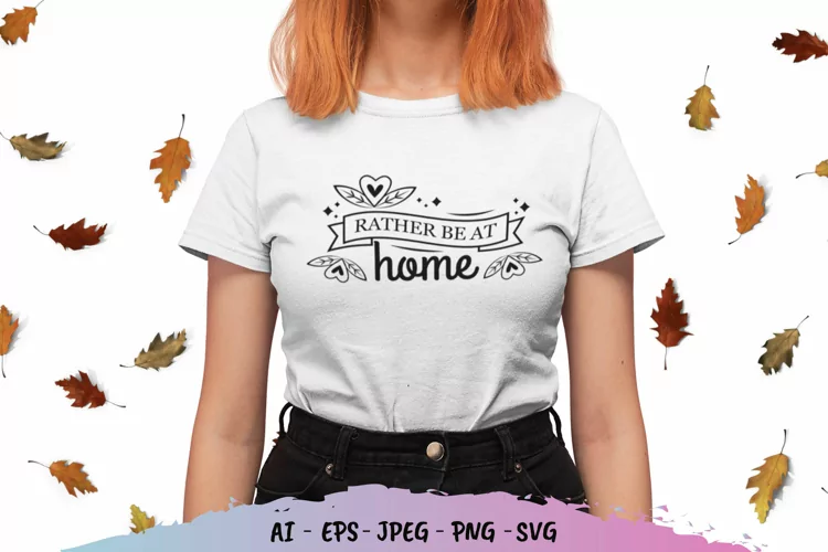 Rather be at Home PNG File