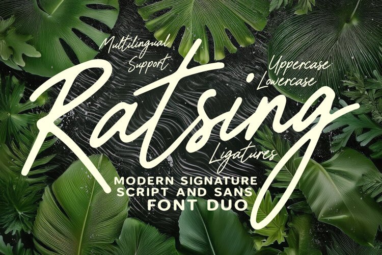 Ratsing Signature Script Sans Duo example image 1
