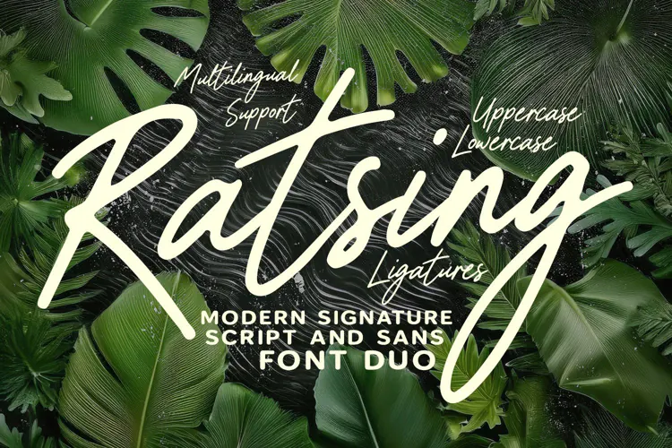 Ratsing Signature Script Sans Duo