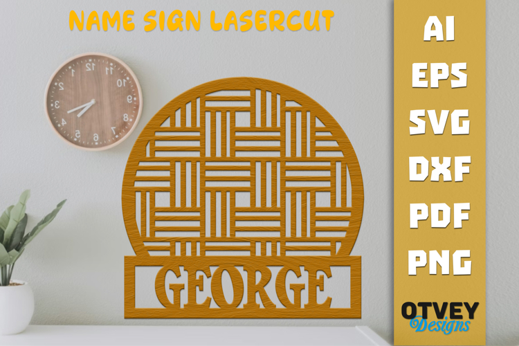  Wooden Name Sign Image 5