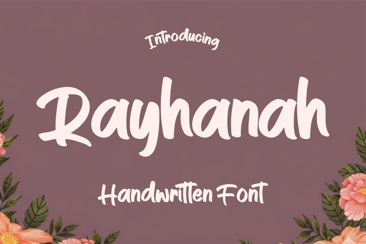 Rayhanah - Handwritten Font