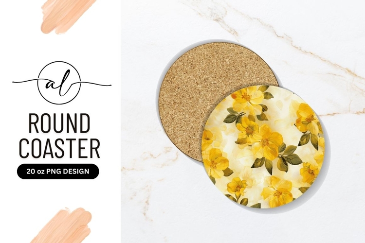 Vibrant vegetable round coaster png design