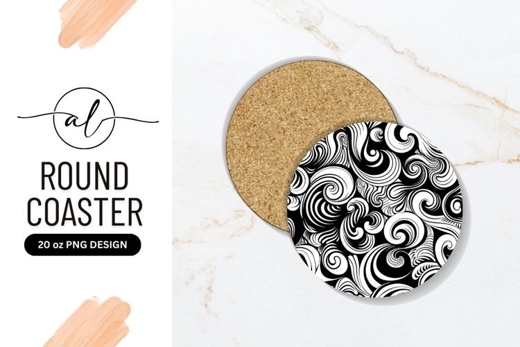 Swirl Black And White Clipart Image 2