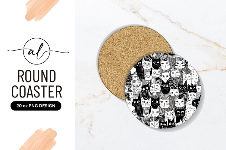Cats Black And White Clipart Image 19