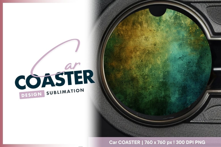 Abstract Round Car Coaster Png