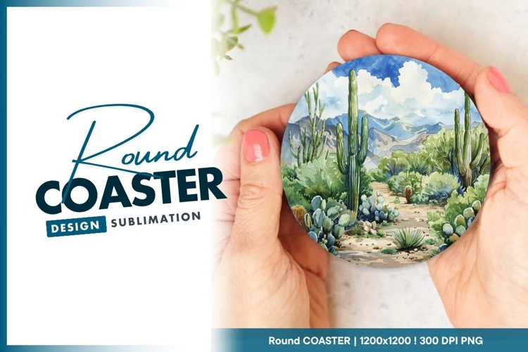 Watercolor Cactus Clipart Image 3