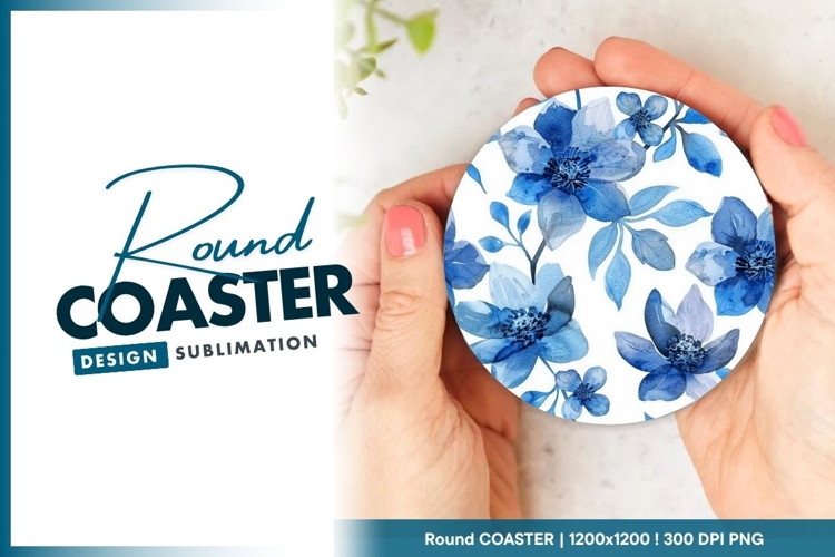 Hand Holding Round Coaster Png