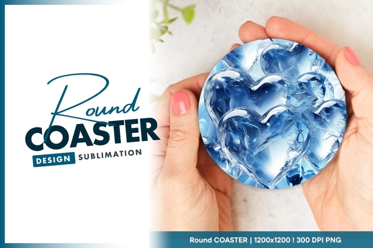 Blue Heart Clipart Image 8