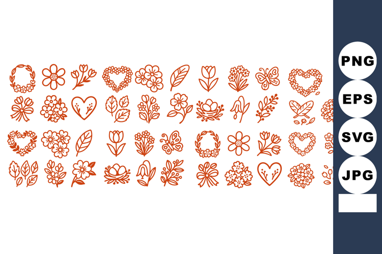 Heart Outline Clipart Image 23