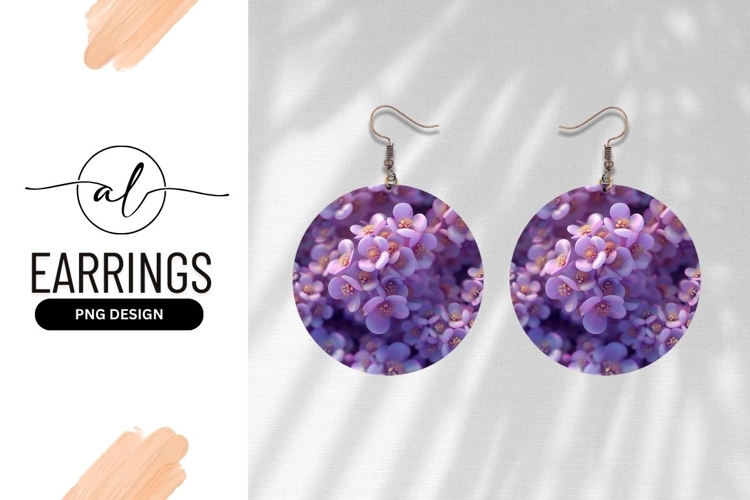 Purple Flowers Clipart Image 21