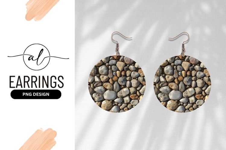 Round Earring Png Rock Stone Texture