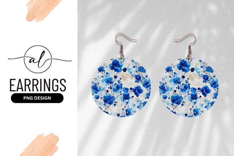 Blue Flowers Clipart Image 16