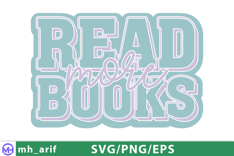 Read More Books Baseball SVG PNG Design
