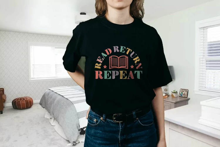 Read Return Repeat T-Shirt, Book Lover Shirt, Free Books Shi