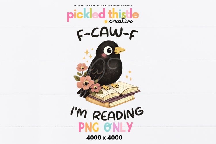 F-CAW-F I’m Reading Crow Design