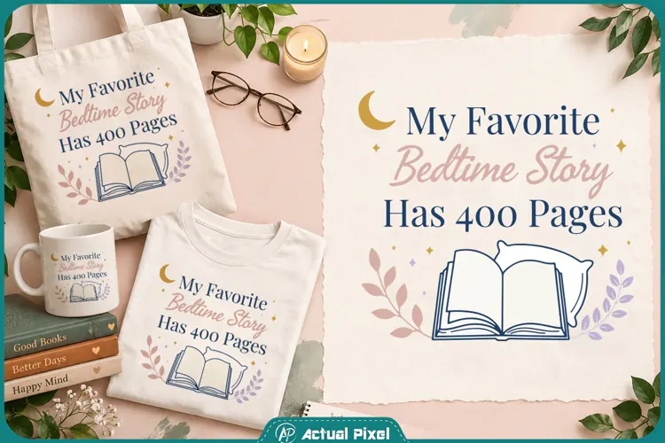My Favorite Bedtime Story Has 400 Pages