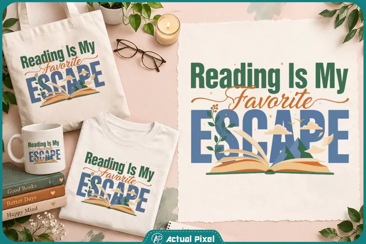 Book Lover Quotes Reading is my Favorite Escape