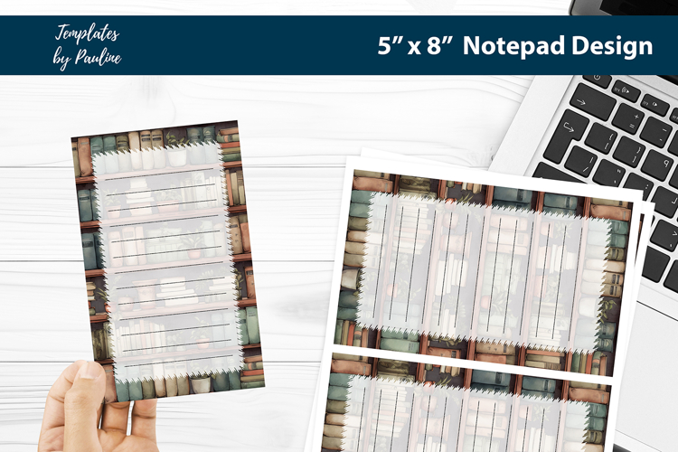 Reading printable notepad template, Digital memo pad