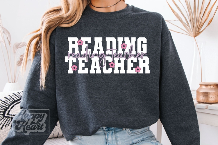 Reading Teacher SVG PNG - Language Teacher