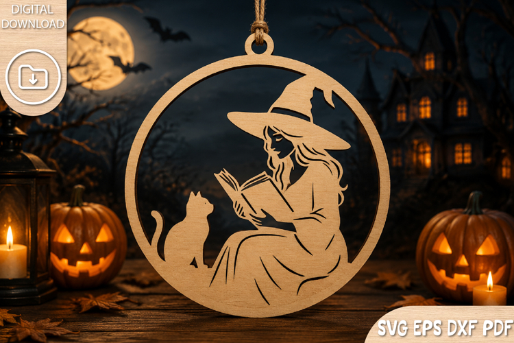 Witch Cat SVGs Image 2