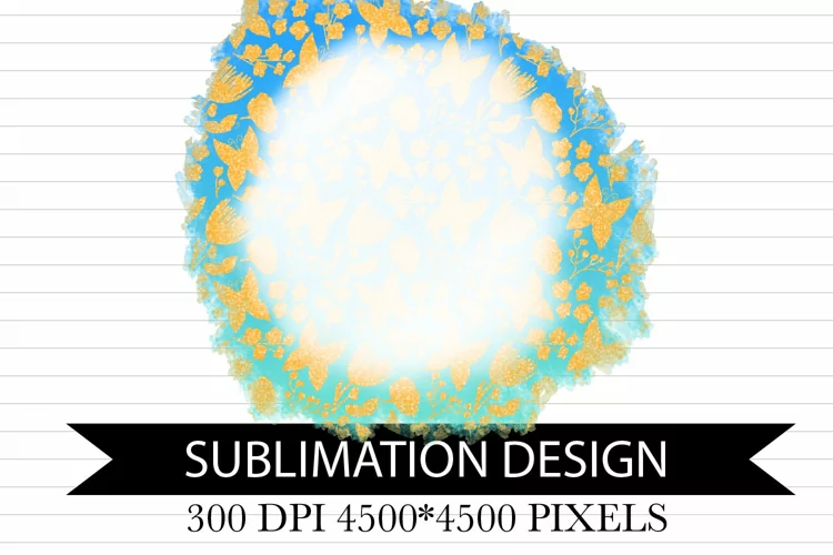 Sublimation Blank - Glitter Butterflies