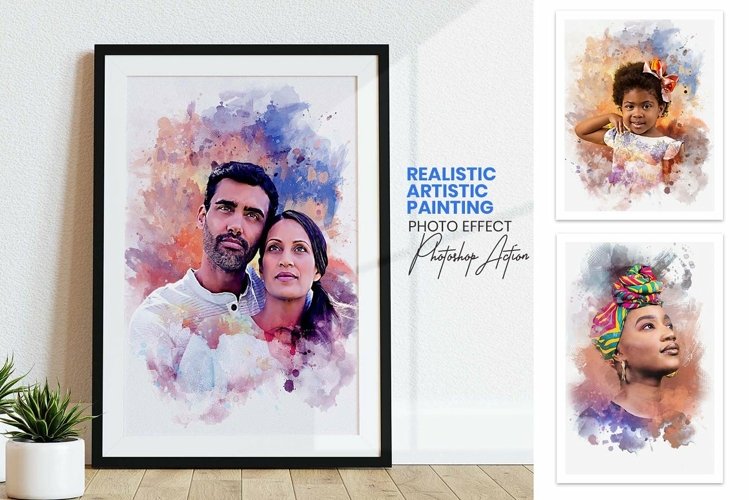 Realistic Artistic Painting Effect example image 1