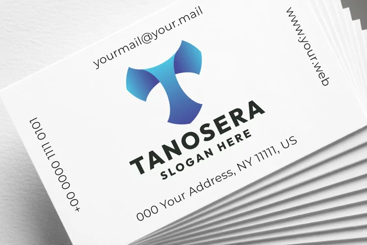 Tanosera Letter T Logo