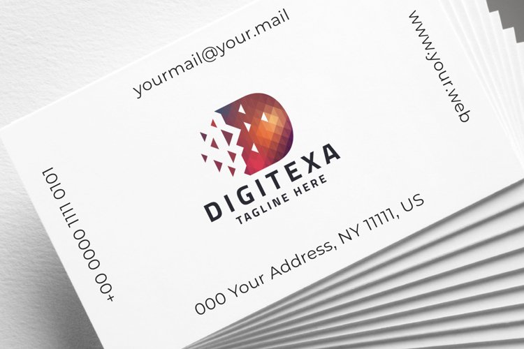 Digitexa Letter D Pro Logo Template