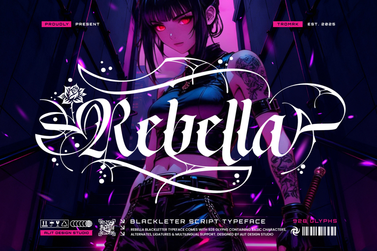 Rebella Typeface