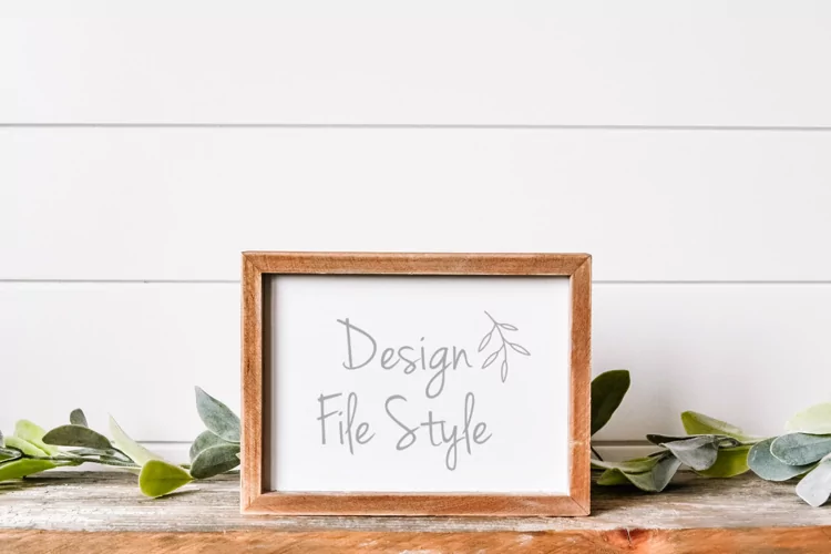 Wood Sign Mockup| Stock Photo| Flat Lay | Digital Mockup
