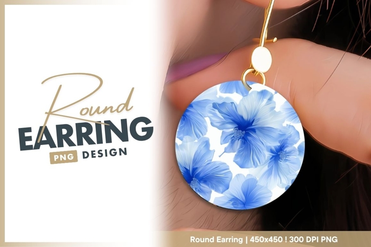Blue Flowers Clipart Image 22
