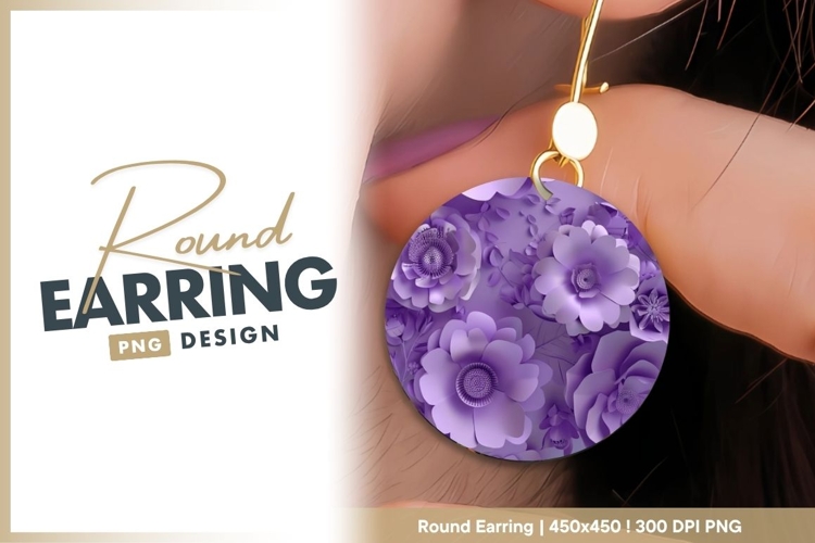 Purple Flower Clipart Image 10