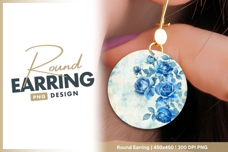 Blue Flowers Clipart Image 10
