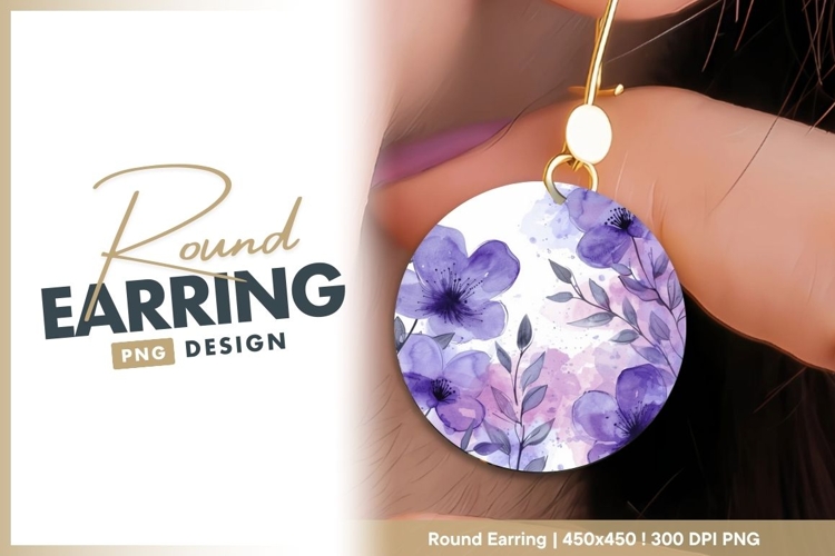 Purple Flower Clipart Image 9
