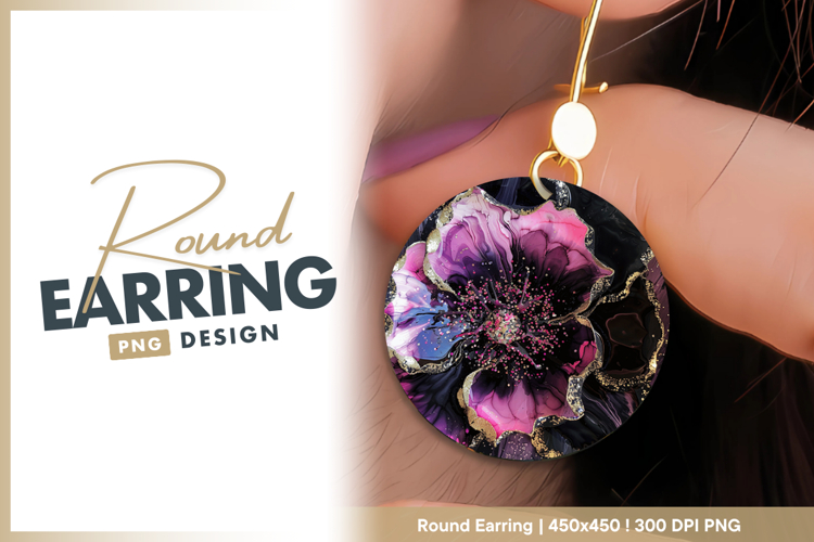 Purple Flower Clipart Image 9