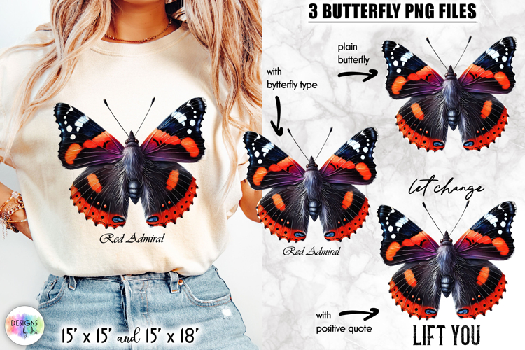 Inspirational Quotes Sublimation, Butterfly Clipart PNG