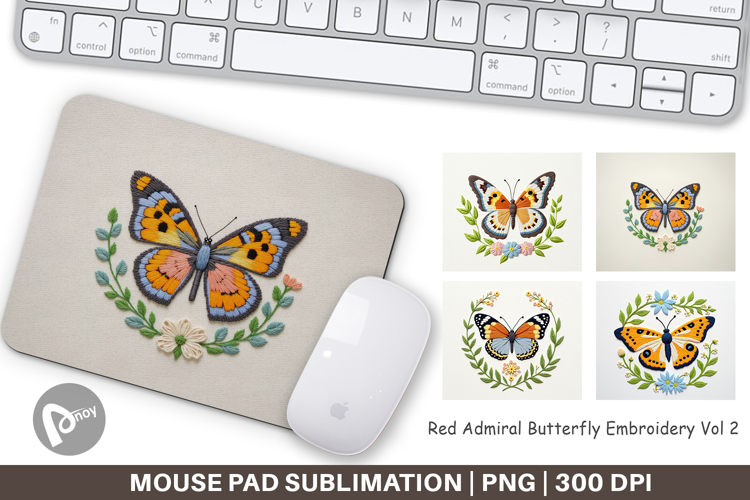 Butterfly Embroidery Image 7