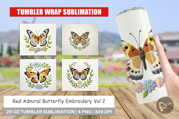 Butterfly Embroidery Image 7