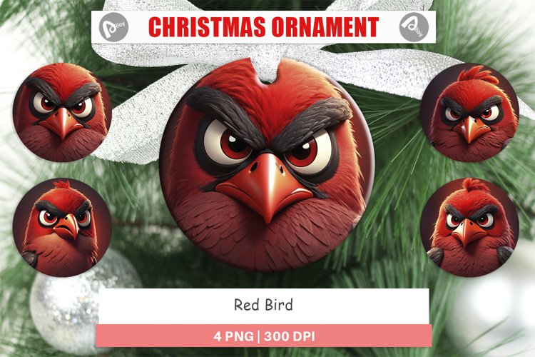 Christmas Ornaments Red Bird