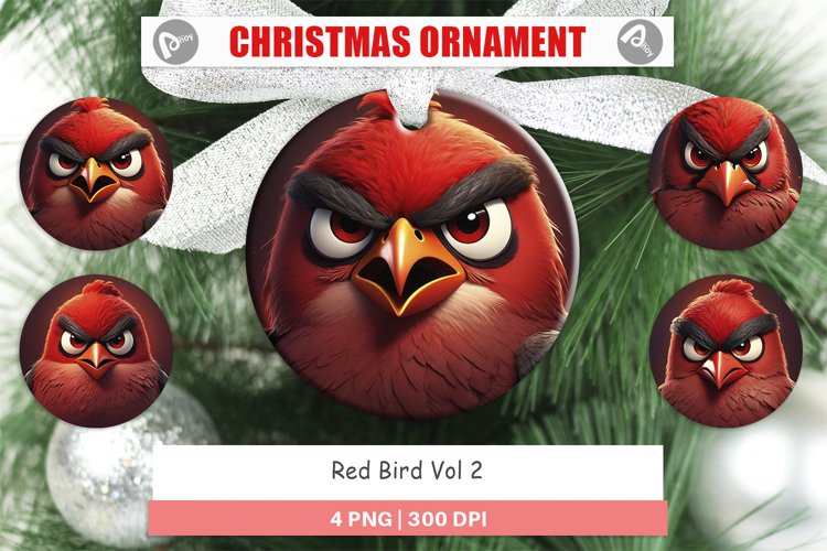 Christmas Ornaments Red Bird
