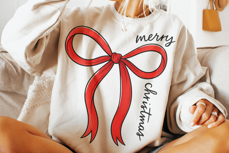 Christmas Bow Clipart Image 11