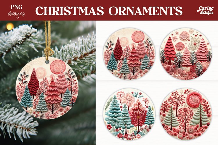 Christmas Ornament Sublimation Designs Image 3